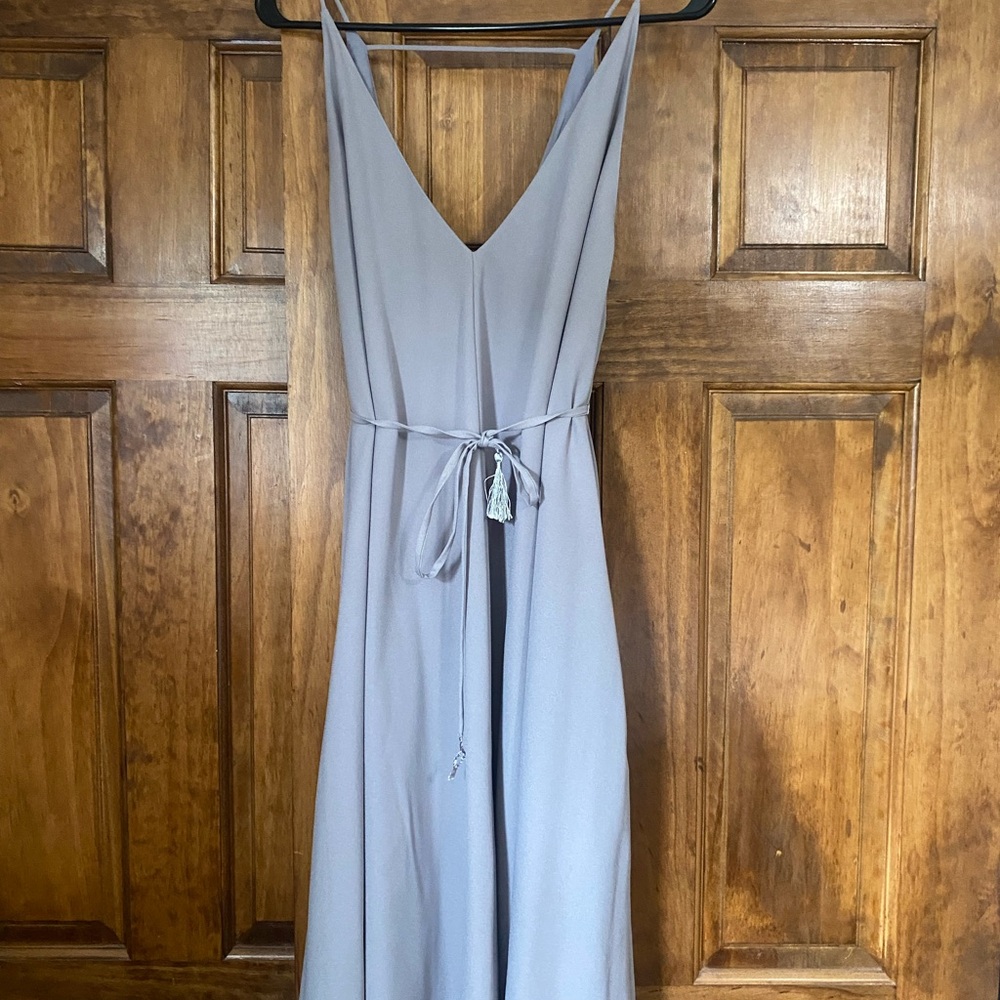 Lulus Gray Sleeveless Dress